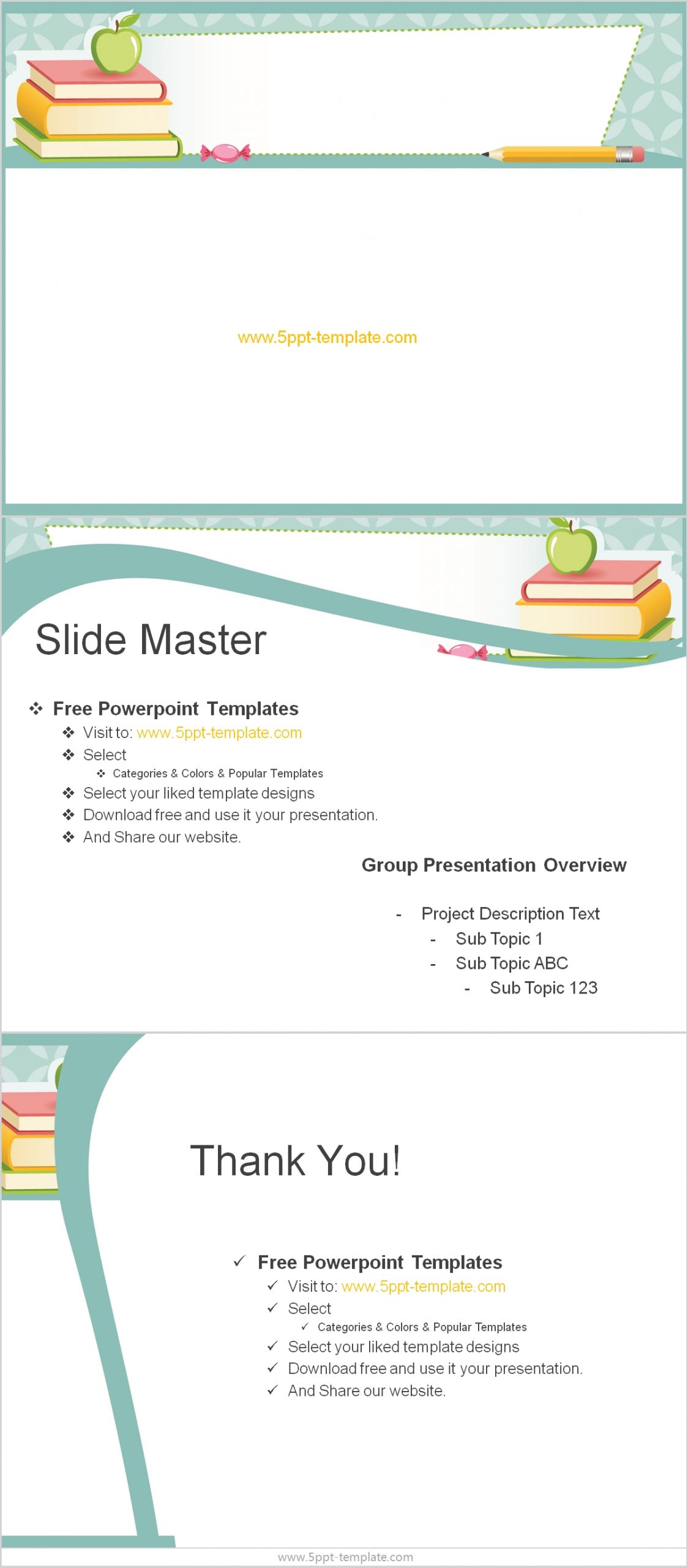 Colored-Books-Powerpoint-Template