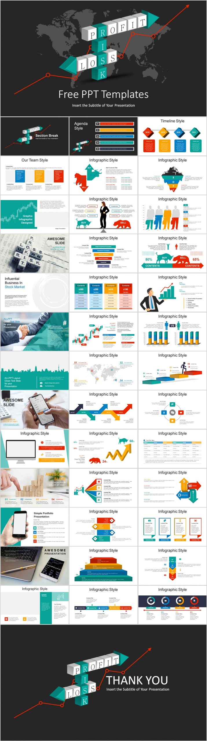 Business Stock Analysis PowerPoint Template