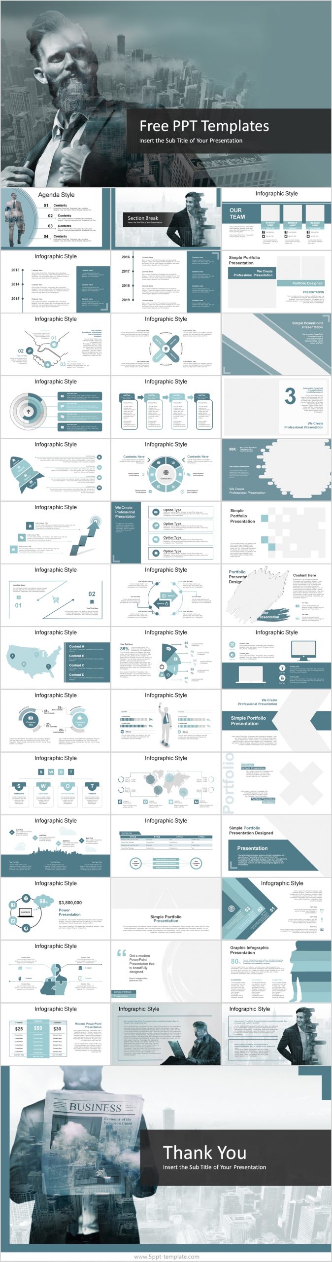 Businessman Powerpoint Template