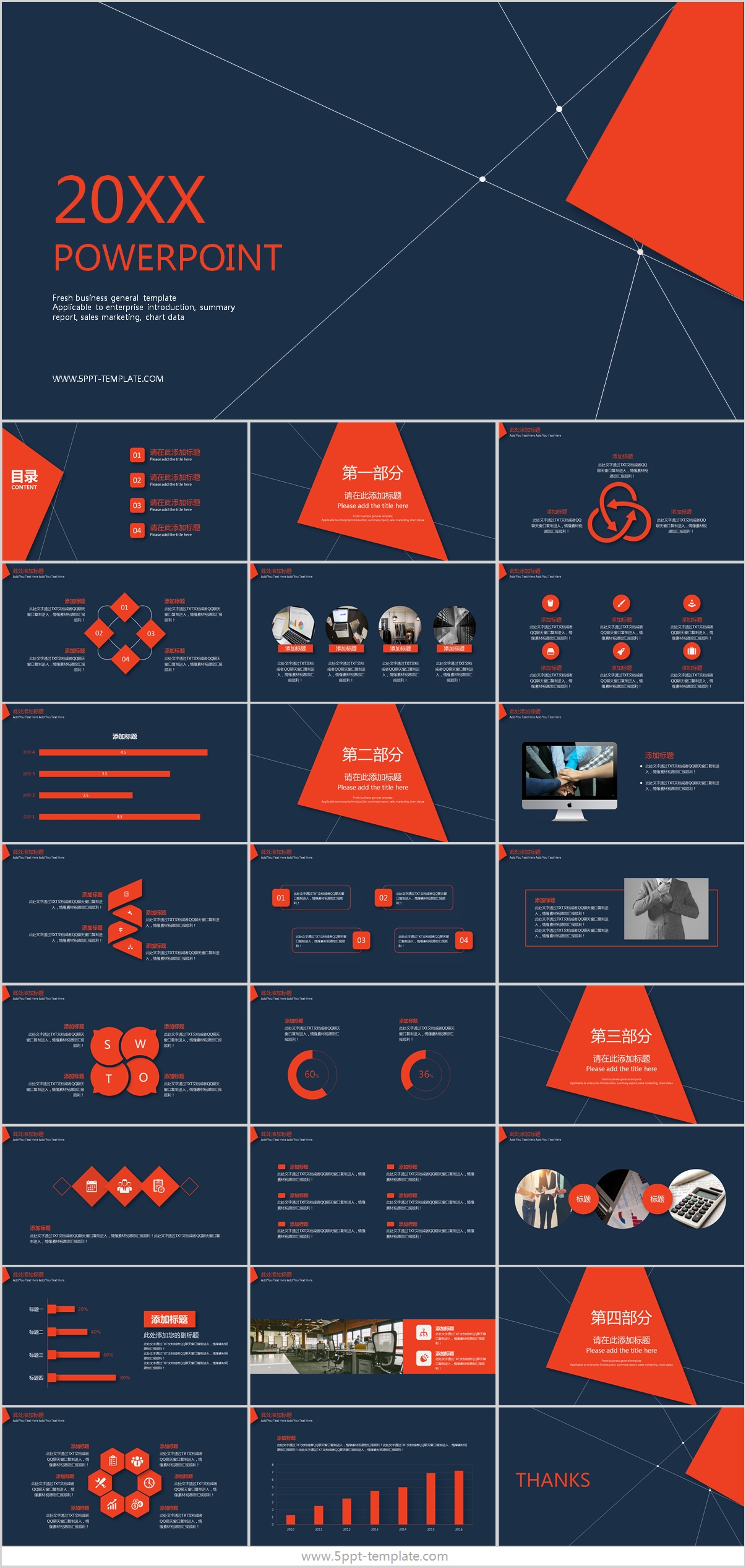 Commercial Project Powerpoint Template