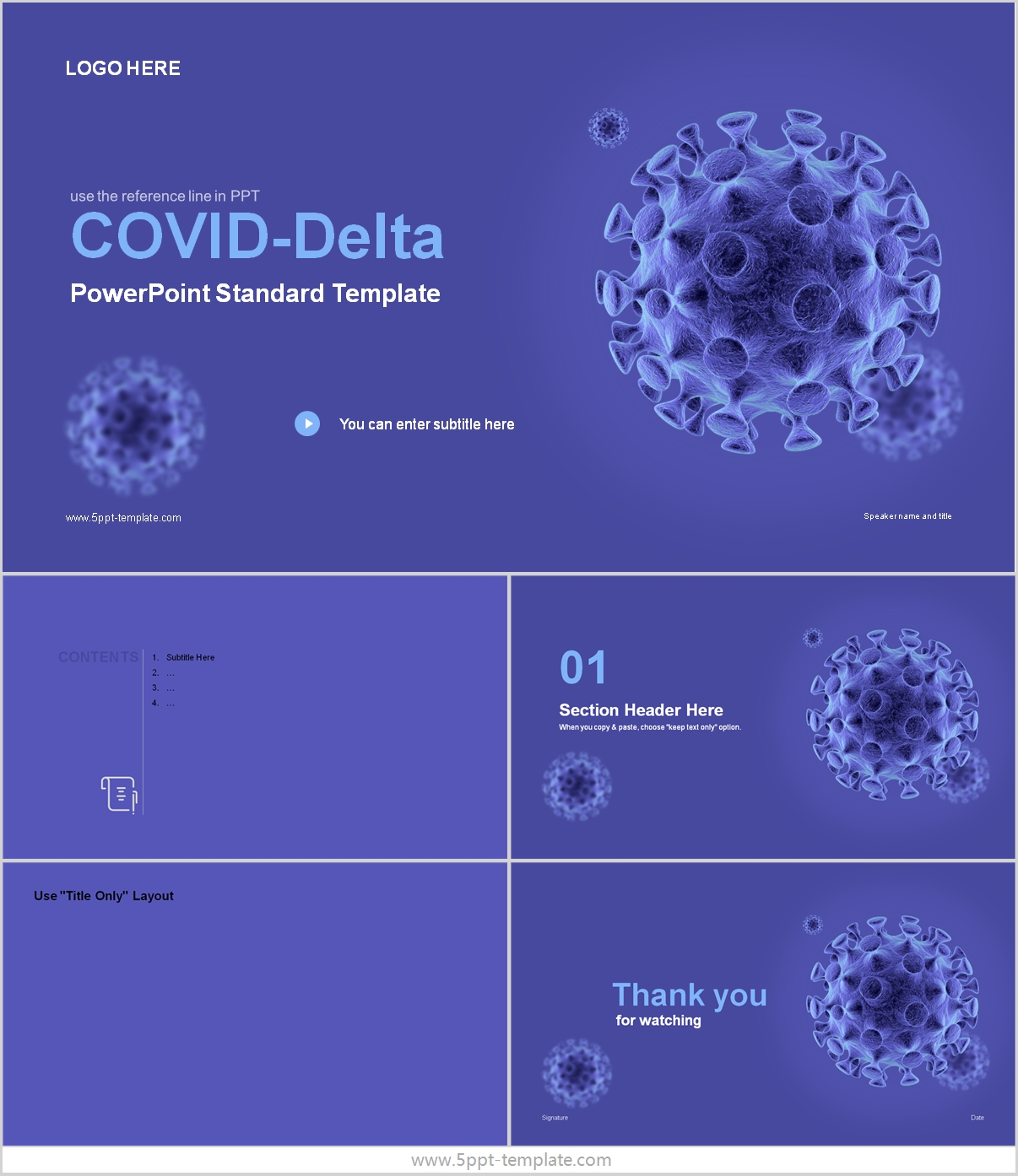 COVID-Delta Powerpoint Template