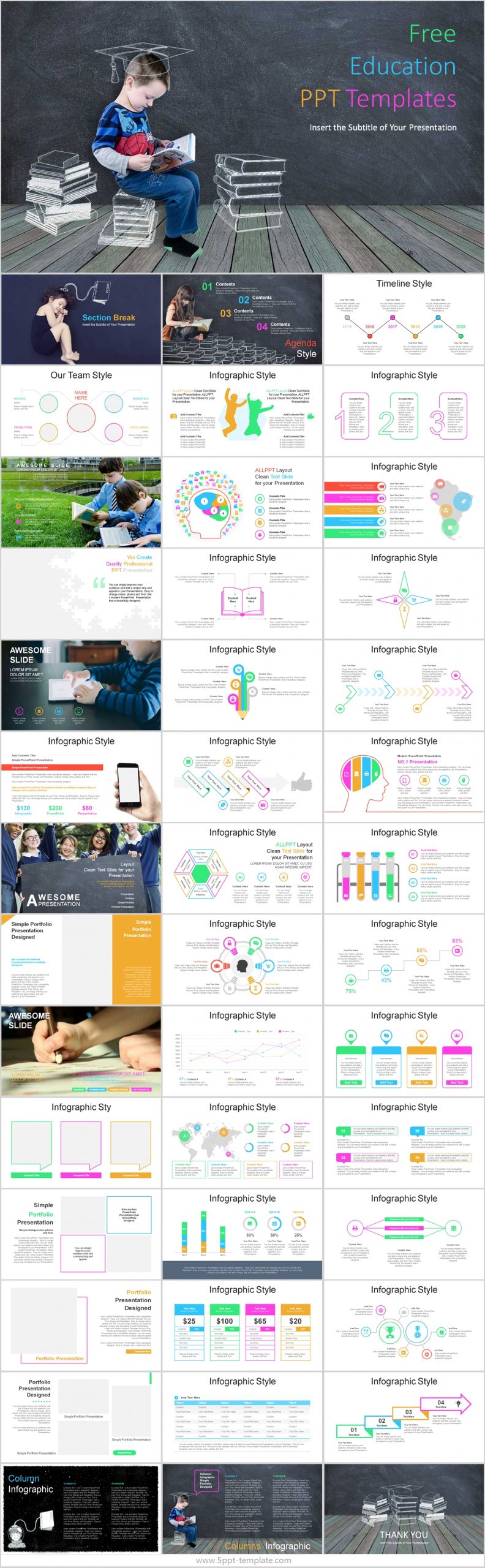 Reading Books PowerPoint Template