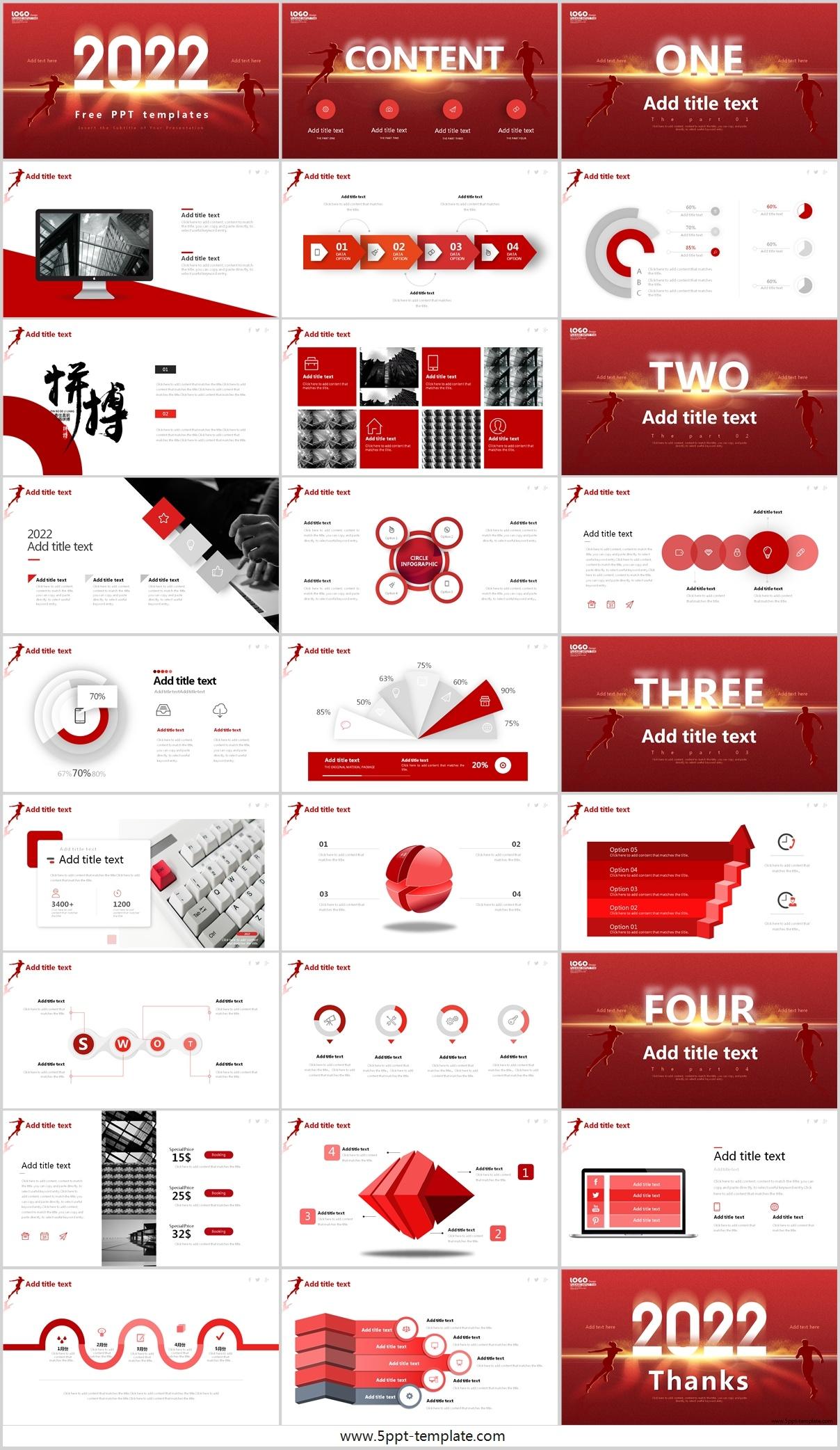 2022 Business Running Powerpoint Template